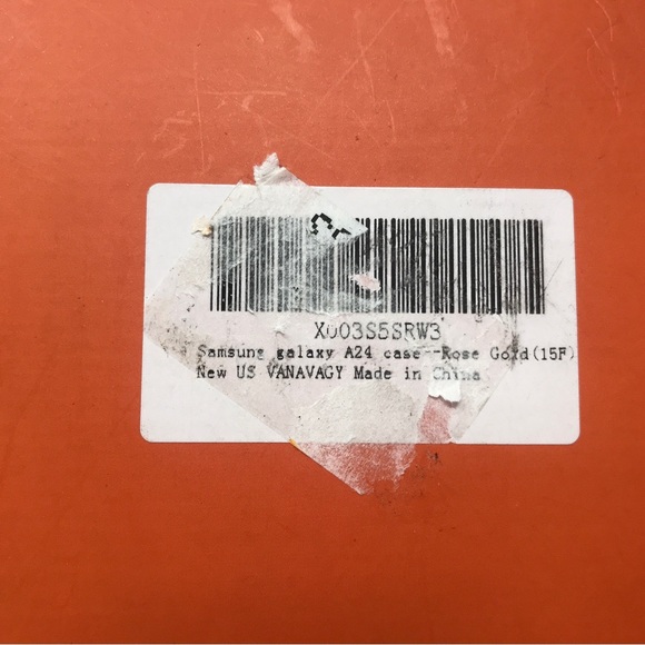 VANAVAGY Wallet Case for Galaxy A24 Phone w/Screen Protector Glass, Rose Gold - Picture 8 of 8